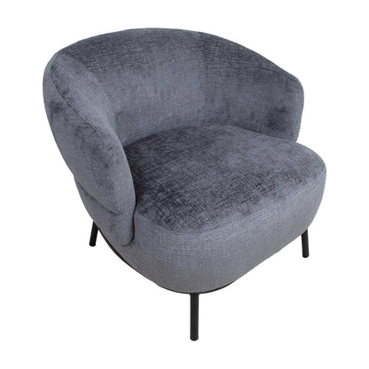 Lounge Chair Gemala | size: Width: 84cm, Height: 75cm, Depth: 84cm | color: Gray | image: 4 | variant: 1004817