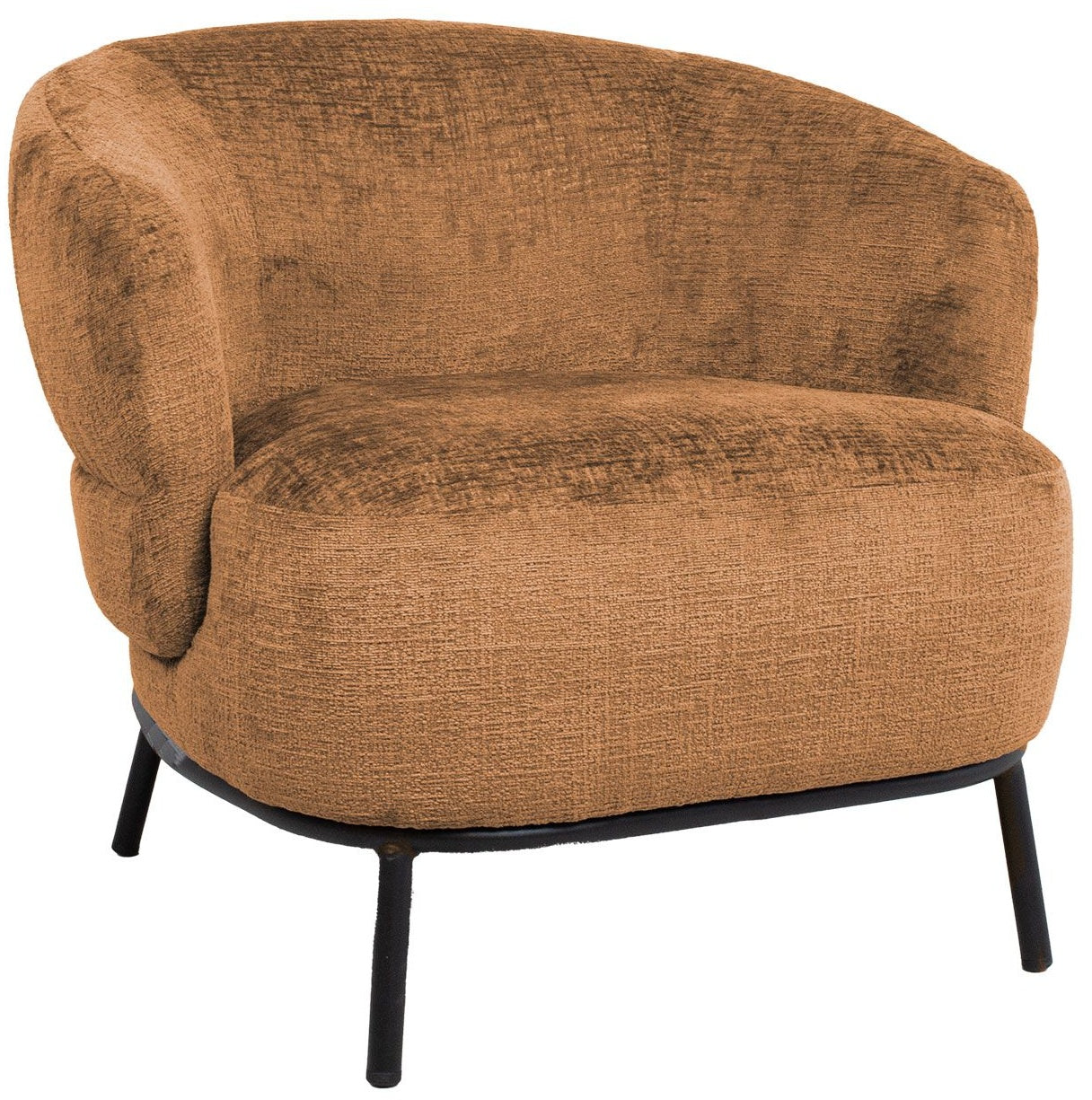 Lounge Chair Gemala | size: Width: 84cm, Height: 75cm, Depth: 84cm | color: Orange | image: 0 | variant: 1004816