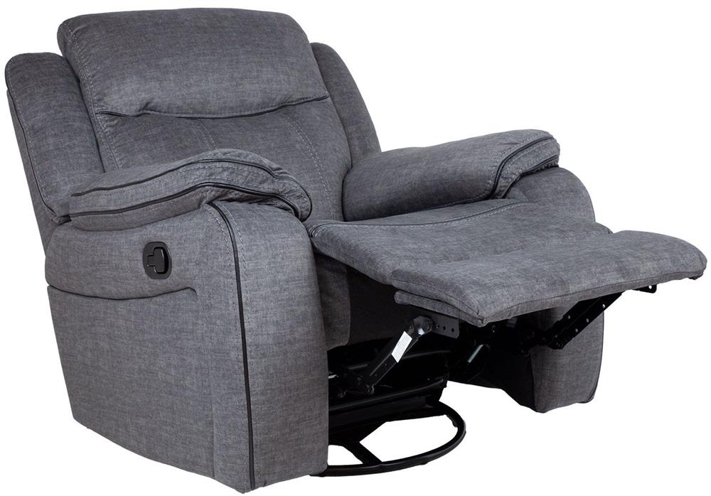 Lounge Chair Gentry | size: Width: 96cm, Height: 105cm, Depth: 98cm | color: Gray | image: 3 | variant: 1016724