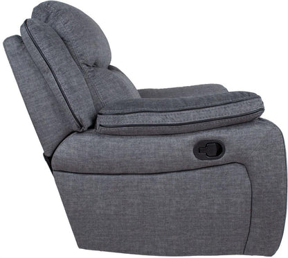 Lounge Chair Gentry | size: Width: 96cm, Height: 105cm, Depth: 98cm | color: Gray | image: 4 | variant: 1016724