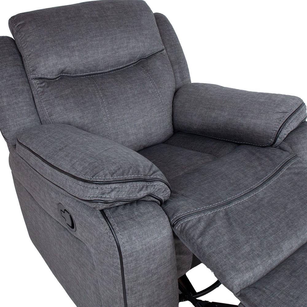 Lounge Chair Gentry | size: Width: 96cm, Height: 105cm, Depth: 98cm | color: Gray | image: 6 | variant: 1016724
