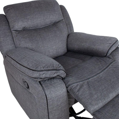 Lounge Chair Gentry | size: Width: 96cm, Height: 105cm, Depth: 98cm | color: Gray | image: 6 | variant: 1016724