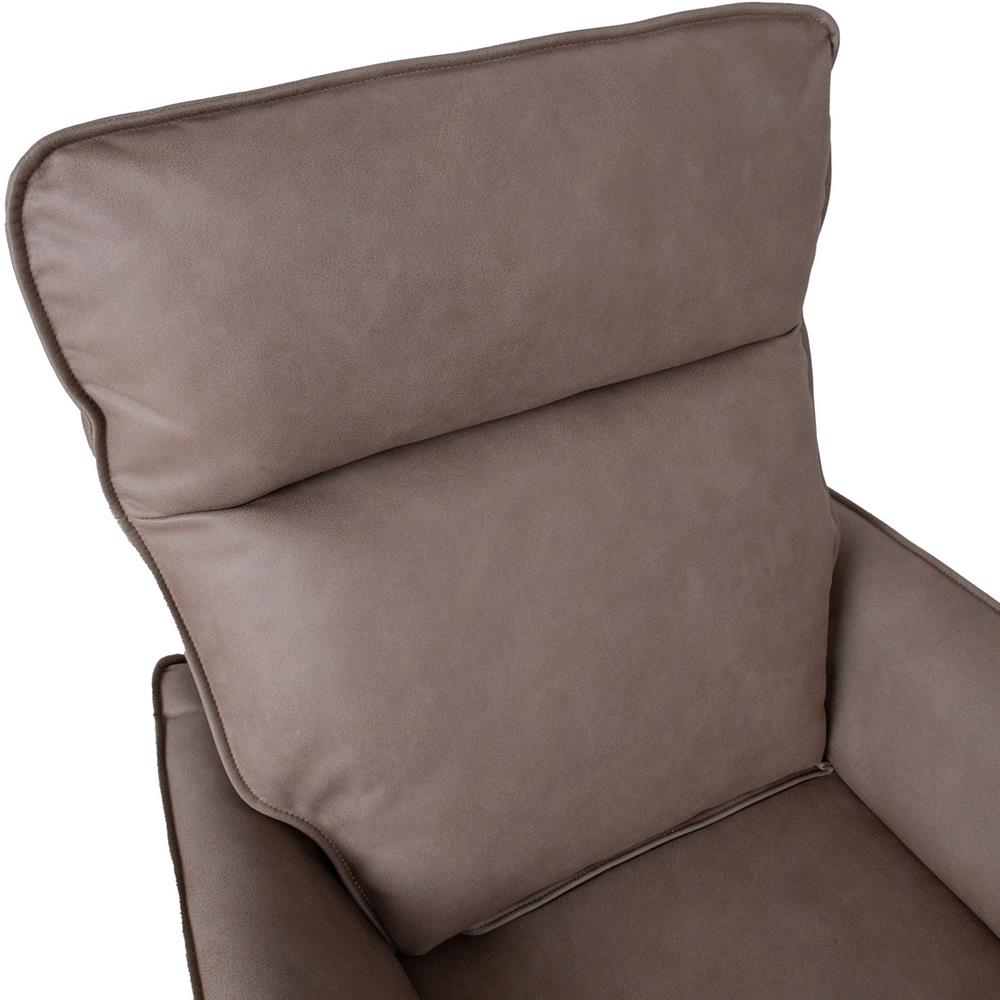 Lounge Chair Gerry | size: Width: 76cm, Height: 101cm, Depth: 92cm | color: Brown | image: 6 | variant: 1004820