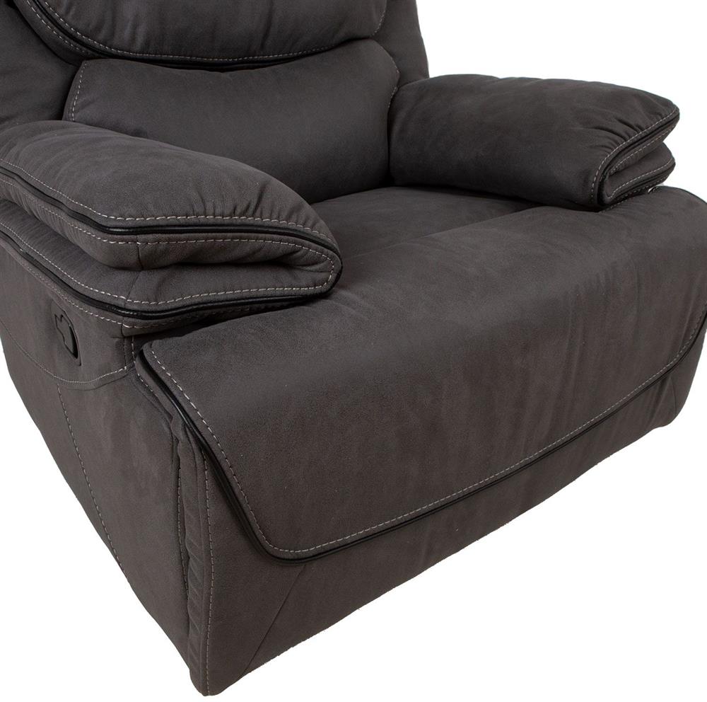 Lounge Chair Gordy | size: Width: 93cm, Height: 106cm, Depth: 100cm | color: Gray | image: 7 | variant: 1016722