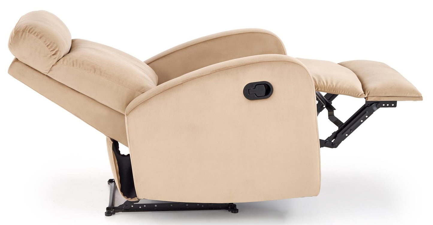 Lounge Chair Gorizia | size: Width: 75cm, Height: 90cm, Depth: 95cm | color: Beige | image: 2 | variant: 1002852