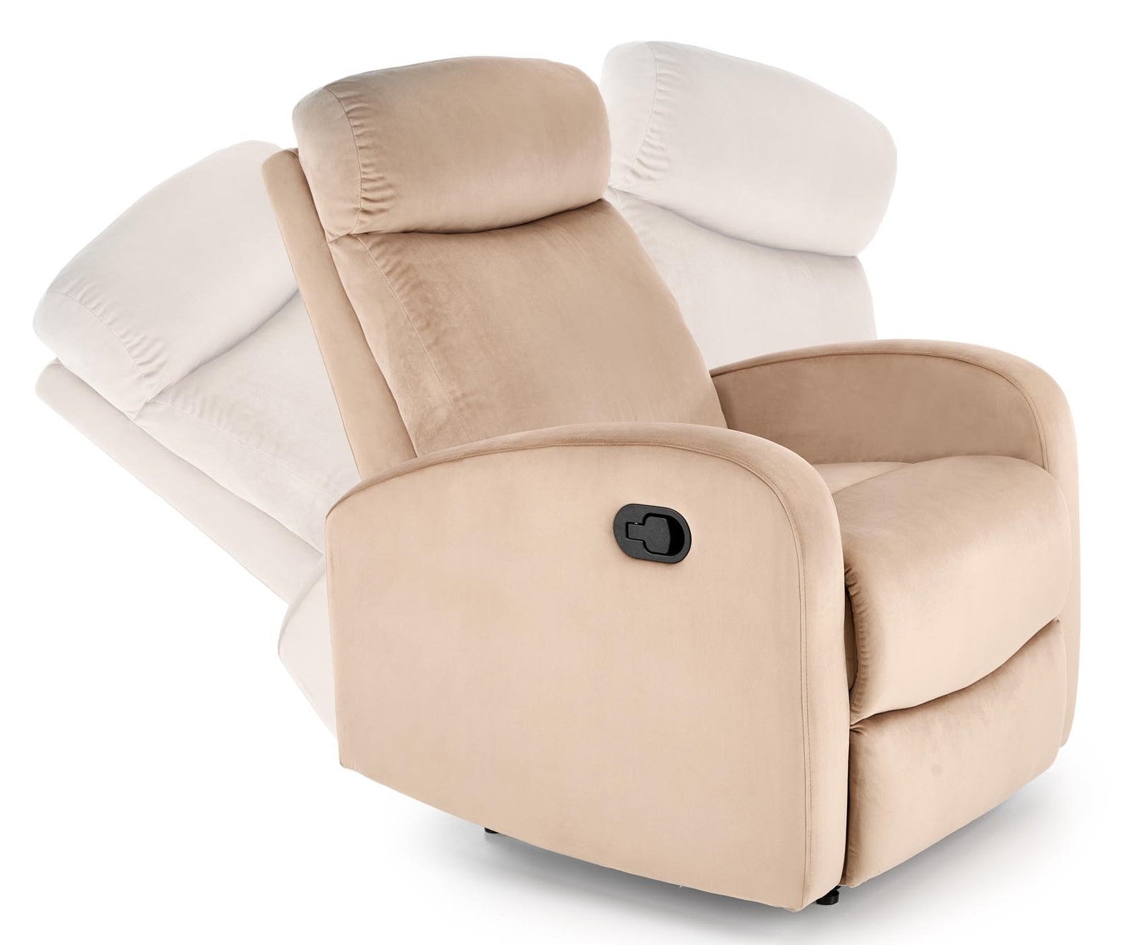 Lounge Chair Gorizia | size: Width: 75cm, Height: 90cm, Depth: 95cm | color: Beige | image: 3 | variant: 1002852