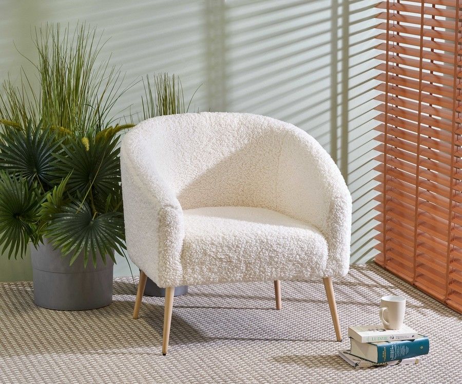 Lounge Chair Grifon 2 | size: Width: 77cm, Height: 78cm, Depth: 67cm | color: White | image: 7 | variant: 1012511