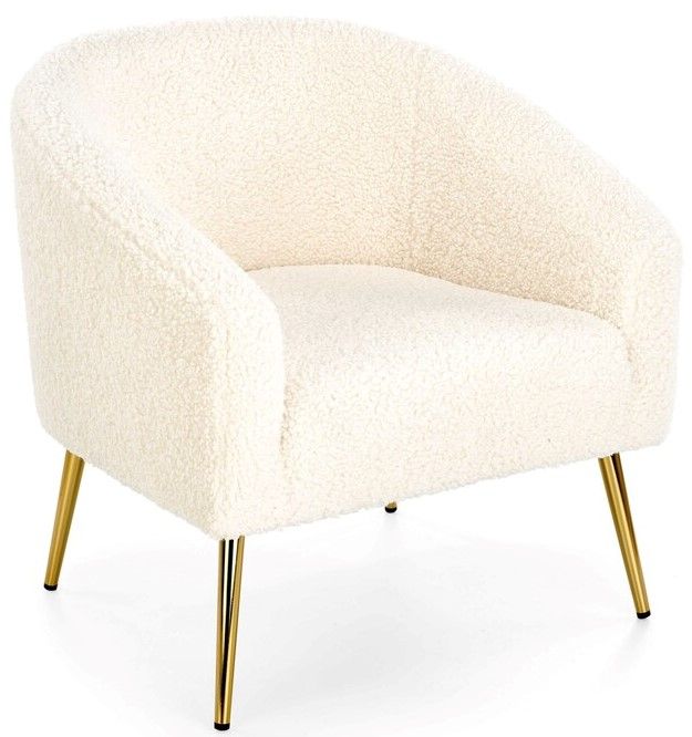 Lounge Chair Grifon | size: Width: 77cm, Height: 78cm, Depth: 67cm | color: White | image: 1 | variant: 1012512