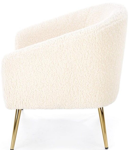 Lounge Chair Grifon | size: Width: 77cm, Height: 78cm, Depth: 67cm | color: White | image: 2 | variant: 1012512