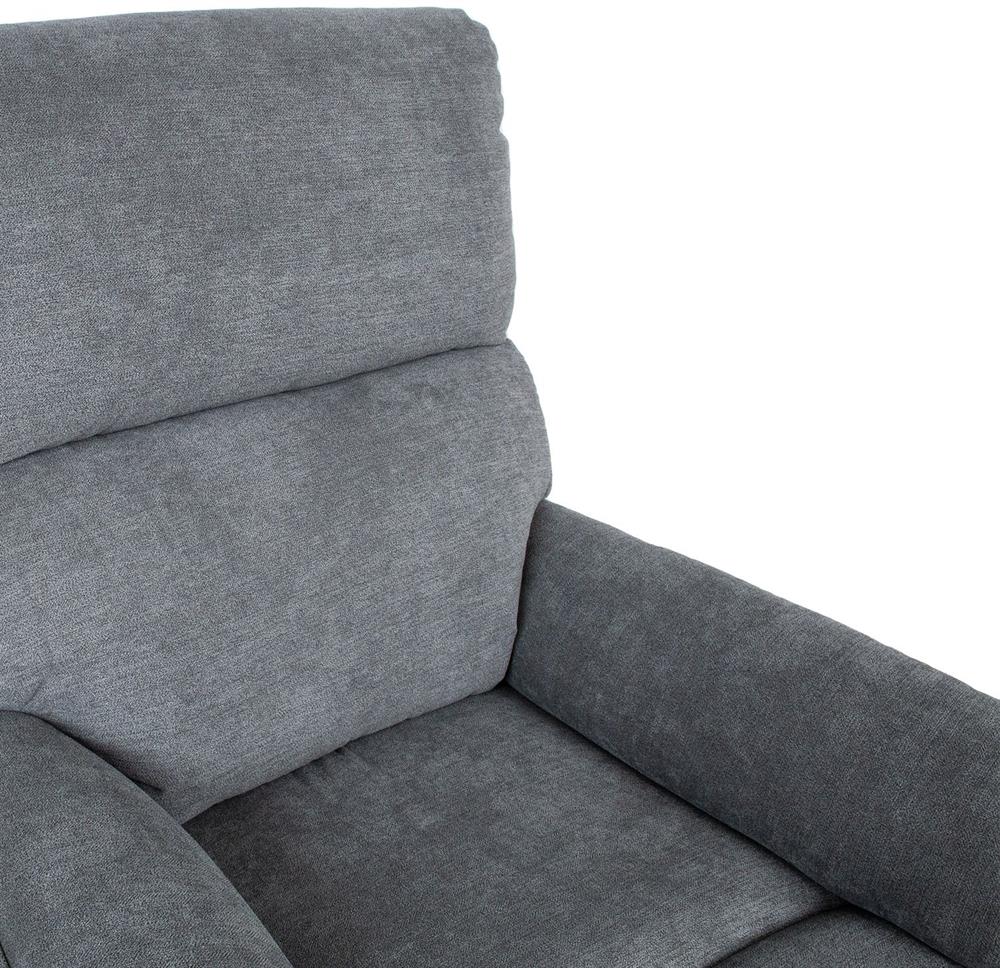 Lounge Chair Gustav 1 | size: Width: 80cm, Height: 104cm, Depth: 92cm | color: Gray | image: 6 | variant: 1004840