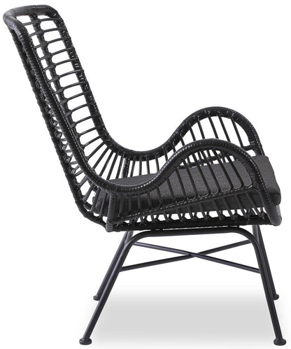 Lounge Chair Ikaro 2 | size: Width: 71cm, Height: 94cm, Depth: 70cm | color: Black | image: 2 | variant: 1016822