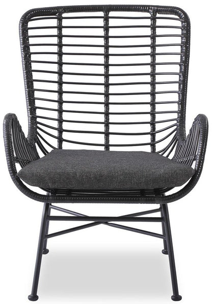Lounge Chair Ikaro 2 | size: Width: 71cm, Height: 94cm, Depth: 70cm | color: Black | image: 4 | variant: 1016822