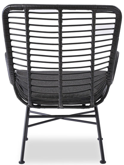 Lounge Chair Ikaro 2 | size: Width: 71cm, Height: 94cm, Depth: 70cm | color: Black | image: 5 | variant: 1016822