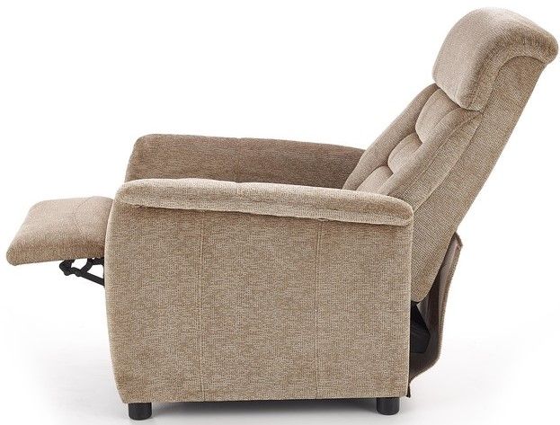 Lounge Chair Jordan | size: Width: 71cm, Height: 106cm, Depth: 85cm | color: Brown | image: 3 | variant: 1004664