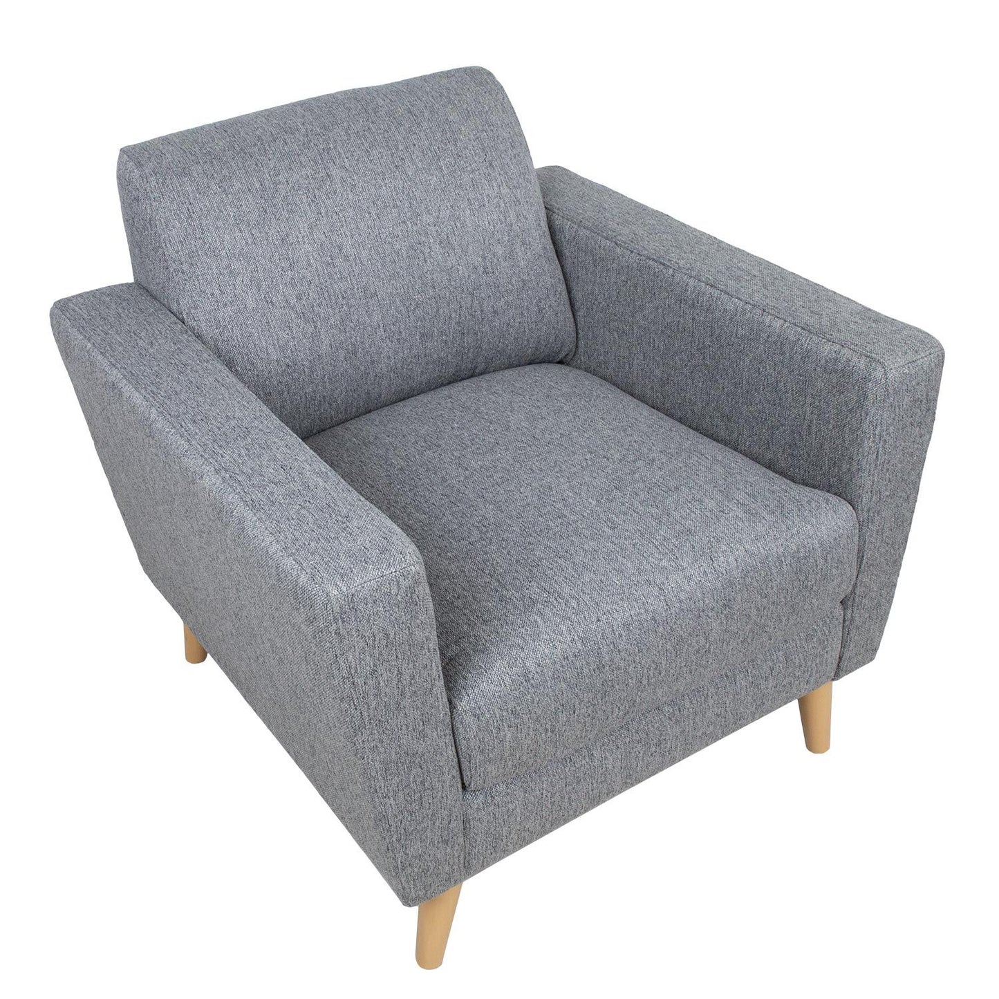 Lounge Chair Kaili | size: Width: 83cm, Height: 84cm, Depth: 84cm | color: Gray | image: 4 | variant: 1004853