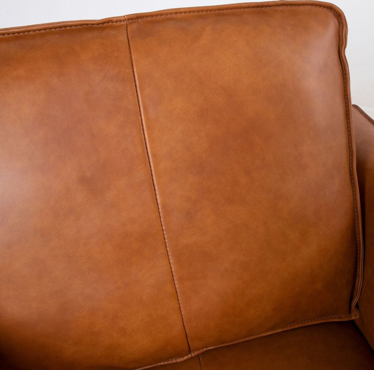 Lounge Chair Leo | size: Width: 80cm, Height: 85cm, Depth: 86cm | color: Brown | image: 6 | variant: 1011832