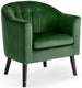 Lounge Chair Livorno | size: Width: 70cm, Height: 75cm, Depth: 64cm | color: Green | image: 1 | variant: 1002778