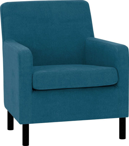 Lounge Chair Loone | size: Width: 68.5cm, Height: 84cm, Depth: 76cm | color: Blue | image: 1 | variant: 1004863