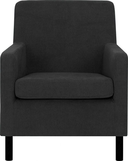 Lounge Chair Loone | size: Width: 68.5cm, Height: 84cm, Depth: 76cm | color: Gray | image: 2 | variant: 1004862