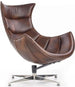 Lounge Chair Luxor | size: Width: 76cm, Height: 96cm, Depth: 84cm | color: Brown | image: 1 | variant: 1004666