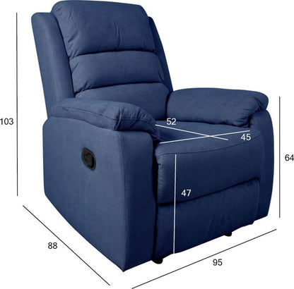Lounge Chair Manuel | size: Width: 88cm, Height: 103cm, Depth: 95cm | color: Blue | image: 5 | variant: 1004868