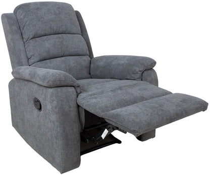 Lounge Chair Manuel | size: Width: 88cm, Height: 103cm, Depth: 95cm | color: Gray | image: 3 | variant: 1004869