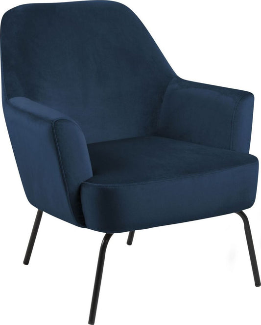 Lounge Chair Melissa | size: Width: 75cm, Height: 83cm, Depth: 75cm | color: Blue | image: 1 | variant: 1004876