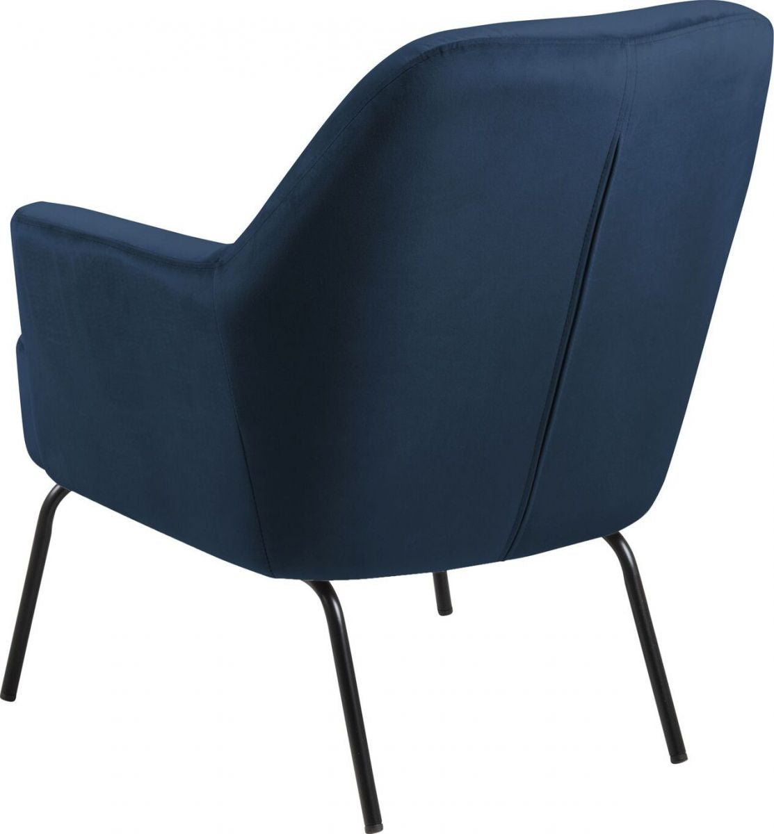 Lounge Chair Melissa | size: Width: 75cm, Height: 83cm, Depth: 75cm | color: Blue | image: 2 | variant: 1004876