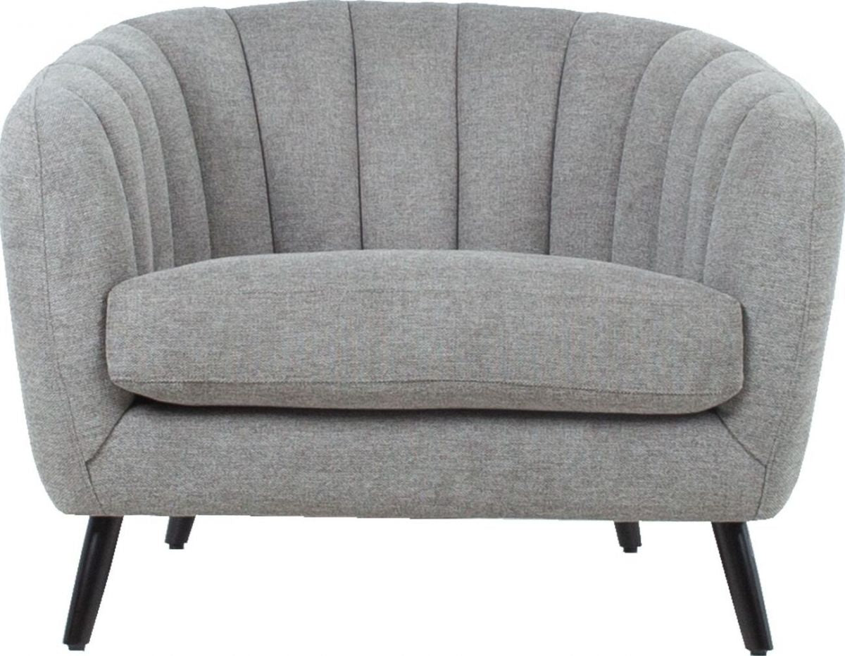 Lounge Chair Melody | size: Width: 100cm, Height: 76cm, Depth: 88cm | color: Gray | image: 2 | variant: 1004880
