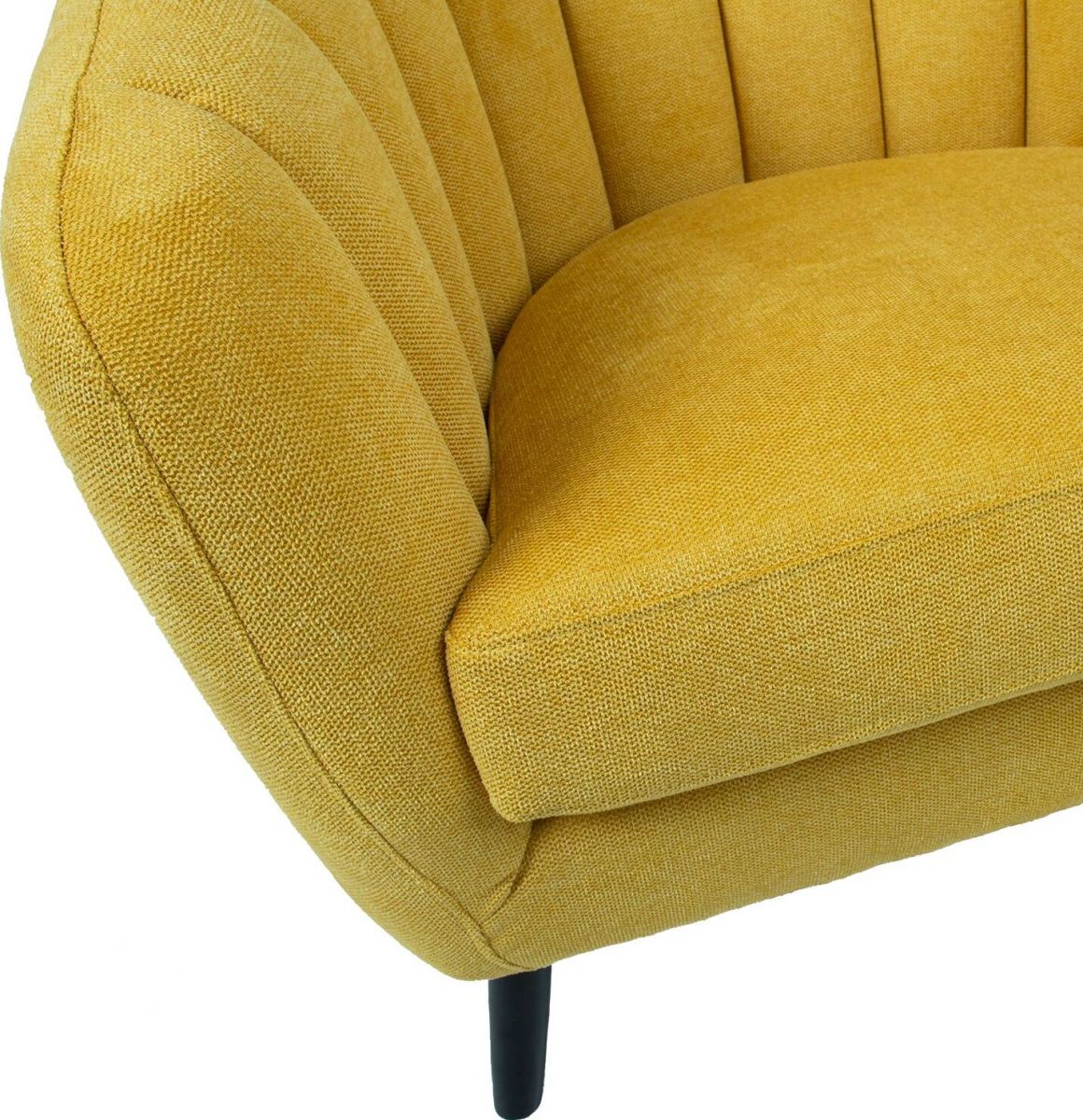 Lounge Chair Melody | size: Width: 100cm, Height: 76cm, Depth: 88cm | color: Yellow | image: 6 | variant: 1004881