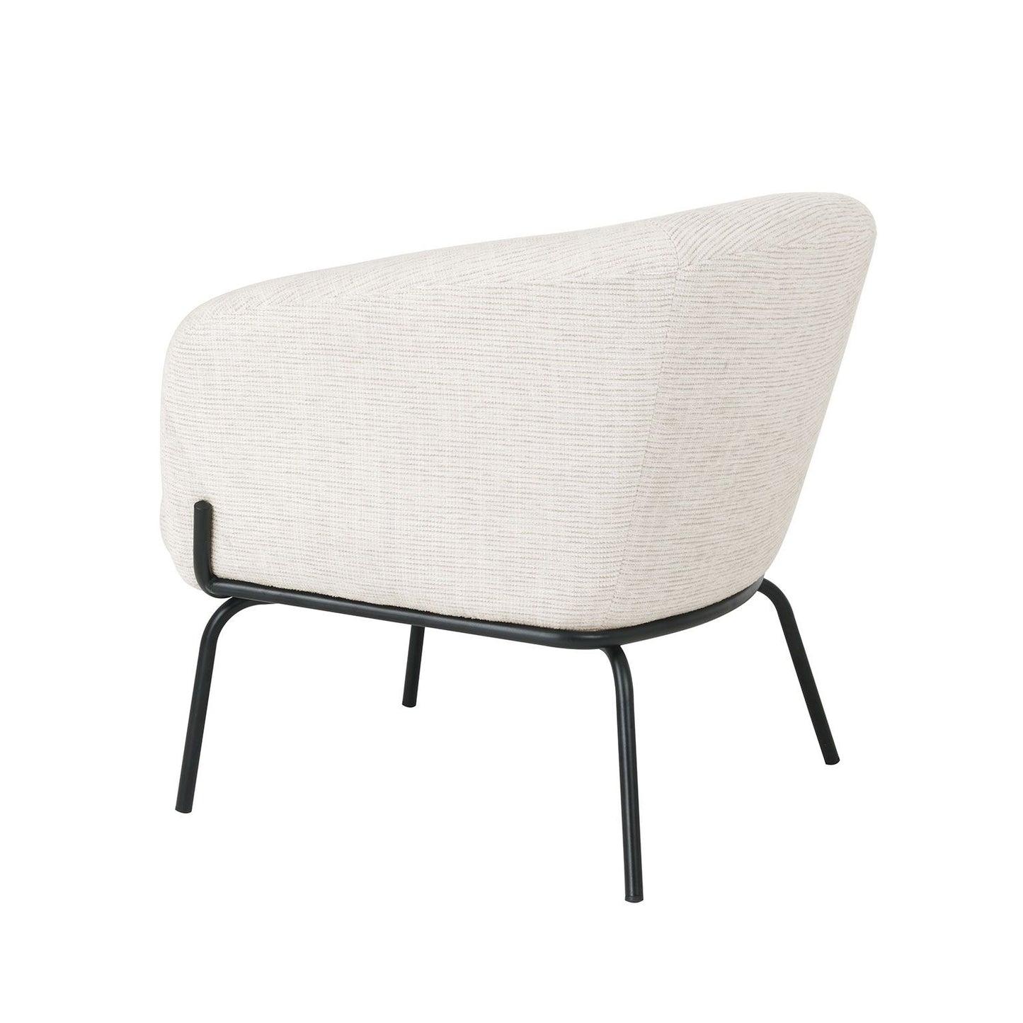 Lounge Chair Micky | size: Width: 77cm, Height: 72.5cm, Depth: 74cm | color: Beige | image: 3 | variant: 1004887