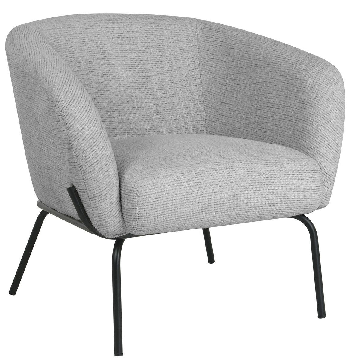 Lounge Chair Micky | size: Width: 77cm, Height: 72.5cm, Depth: 74cm | color: Gray | image: 0 | variant: 1004888