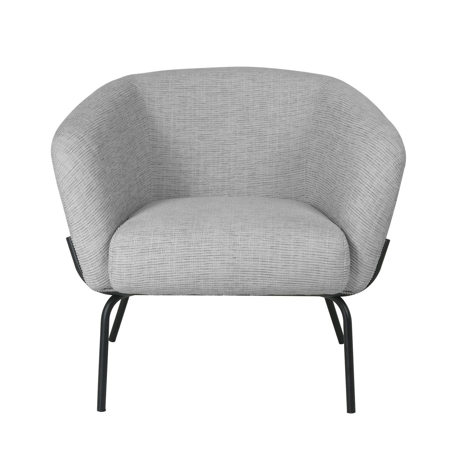 Lounge Chair Micky | size: Width: 77cm, Height: 72.5cm, Depth: 74cm | color: Gray | image: 1 | variant: 1004888