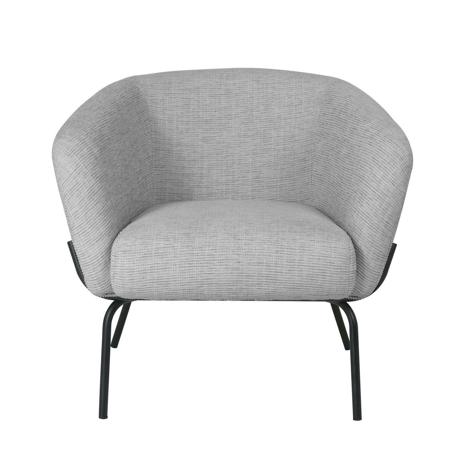 Lounge Chair Micky | size: Width: 77cm, Height: 72.5cm, Depth: 74cm | color: Gray | image: 1 | variant: 1004888