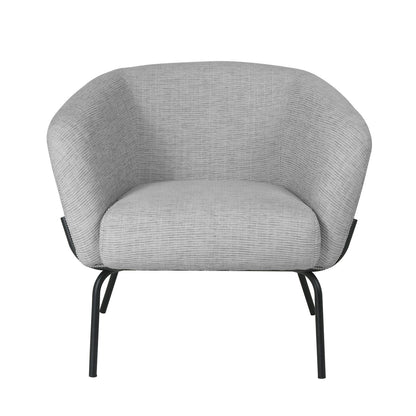 Lounge Chair Micky | size: Width: 77cm, Height: 72.5cm, Depth: 74cm | color: Gray | image: 1 | variant: 1004888