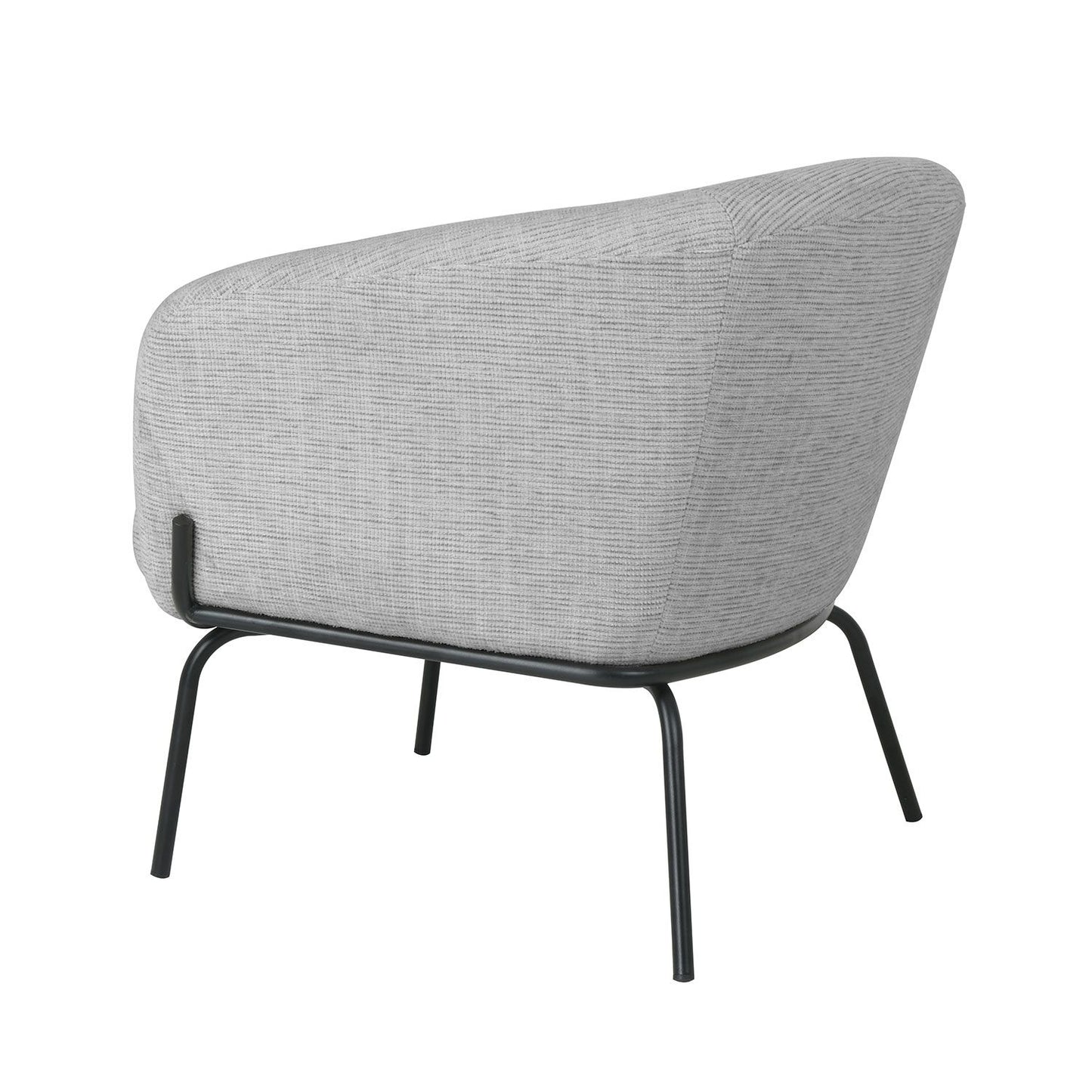 Lounge Chair Micky | size: Width: 77cm, Height: 72.5cm, Depth: 74cm | color: Gray | image: 3 | variant: 1004888