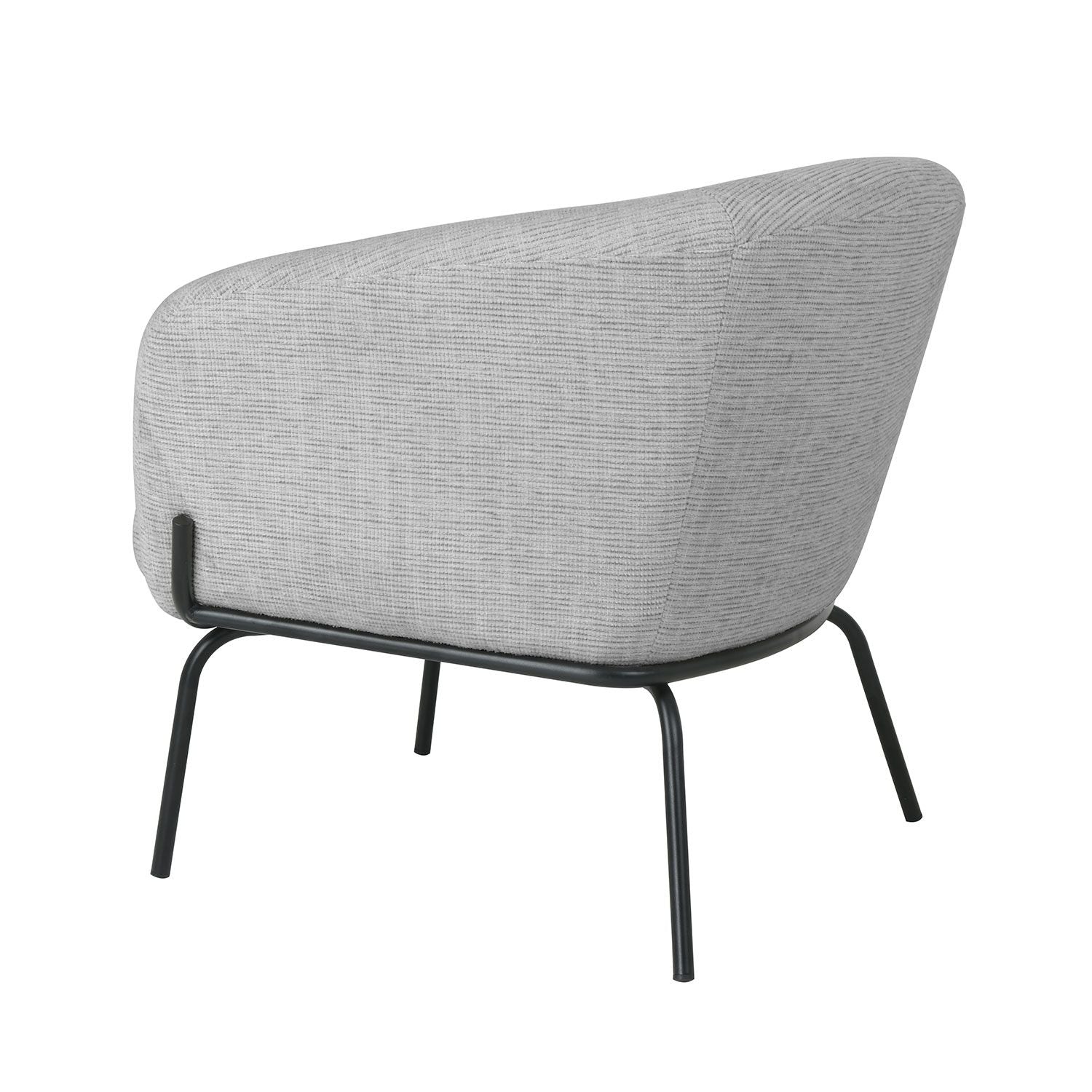 Lounge Chair Micky | size: Width: 77cm, Height: 72.5cm, Depth: 74cm | color: Gray | image: 3 | variant: 1004888