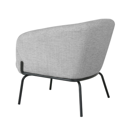 Lounge Chair Micky | size: Width: 77cm, Height: 72.5cm, Depth: 74cm | color: Gray | image: 3 | variant: 1004888