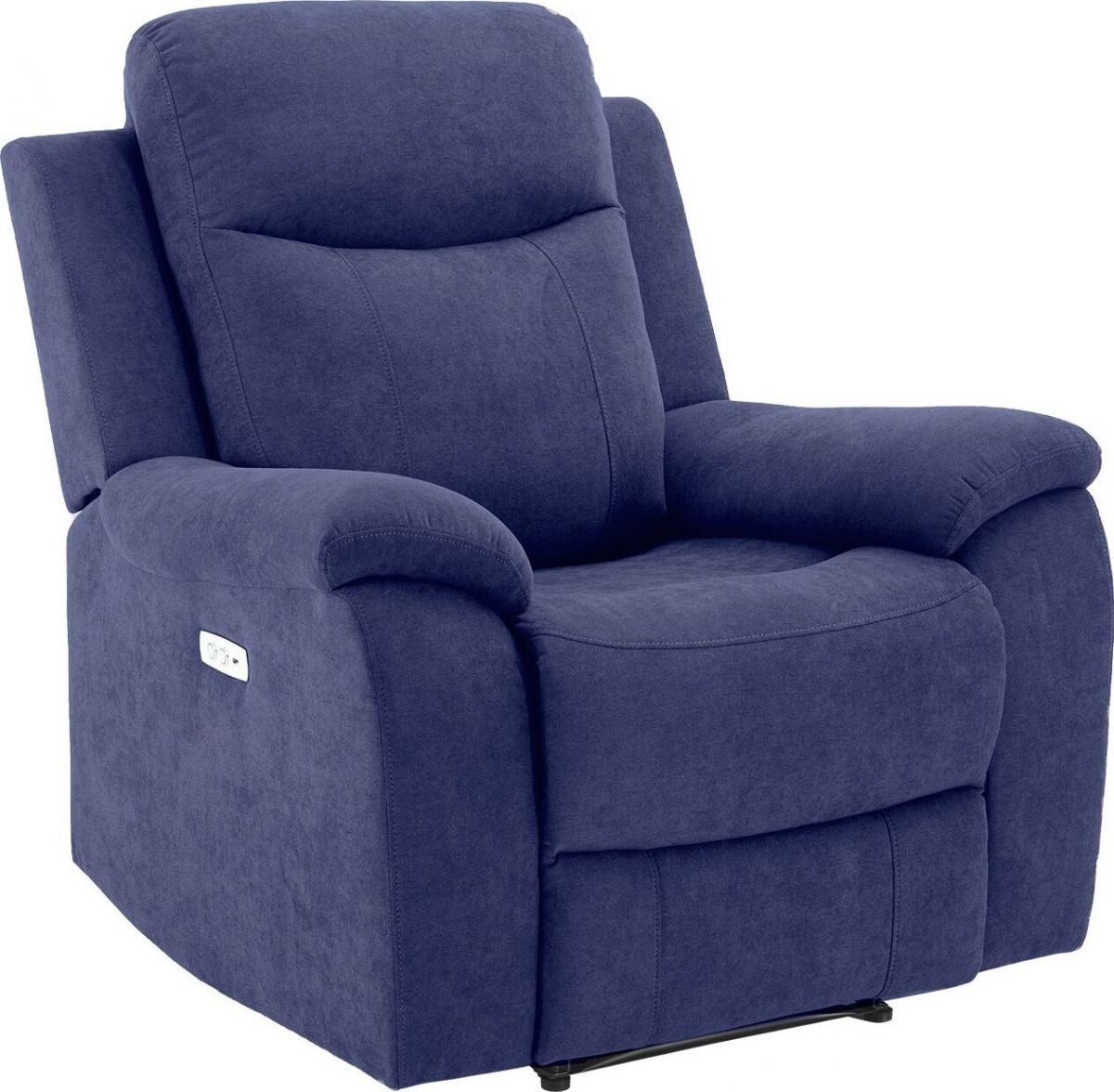 Lounge Chair Milo | size: Width: 97cm, Height: 103cm, Depth: 96cm | color: Blue | image: 1 | variant: 1004894