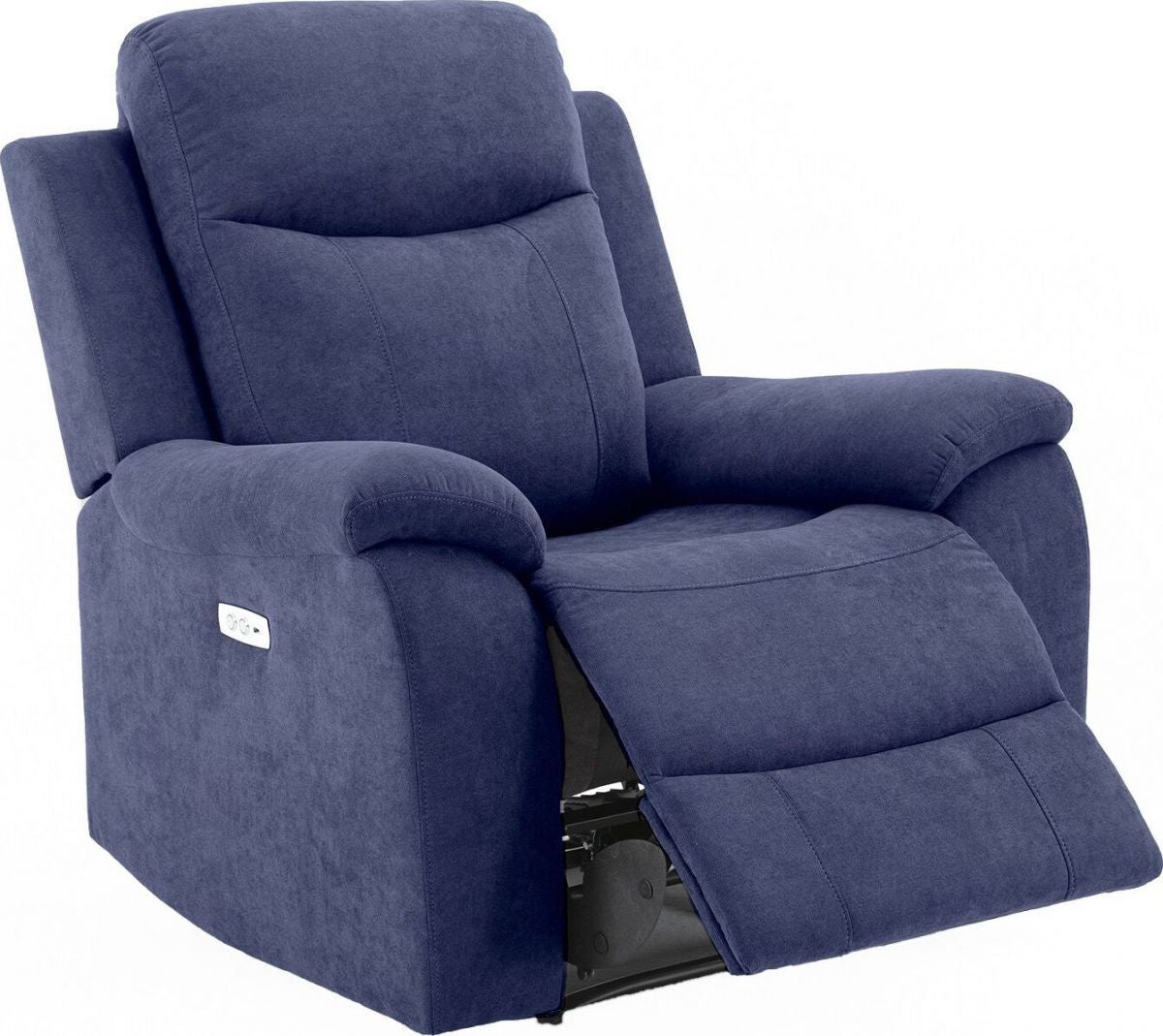 Lounge Chair Milo | size: Width: 97cm, Height: 103cm, Depth: 96cm | color: Blue | image: 2 | variant: 1004894