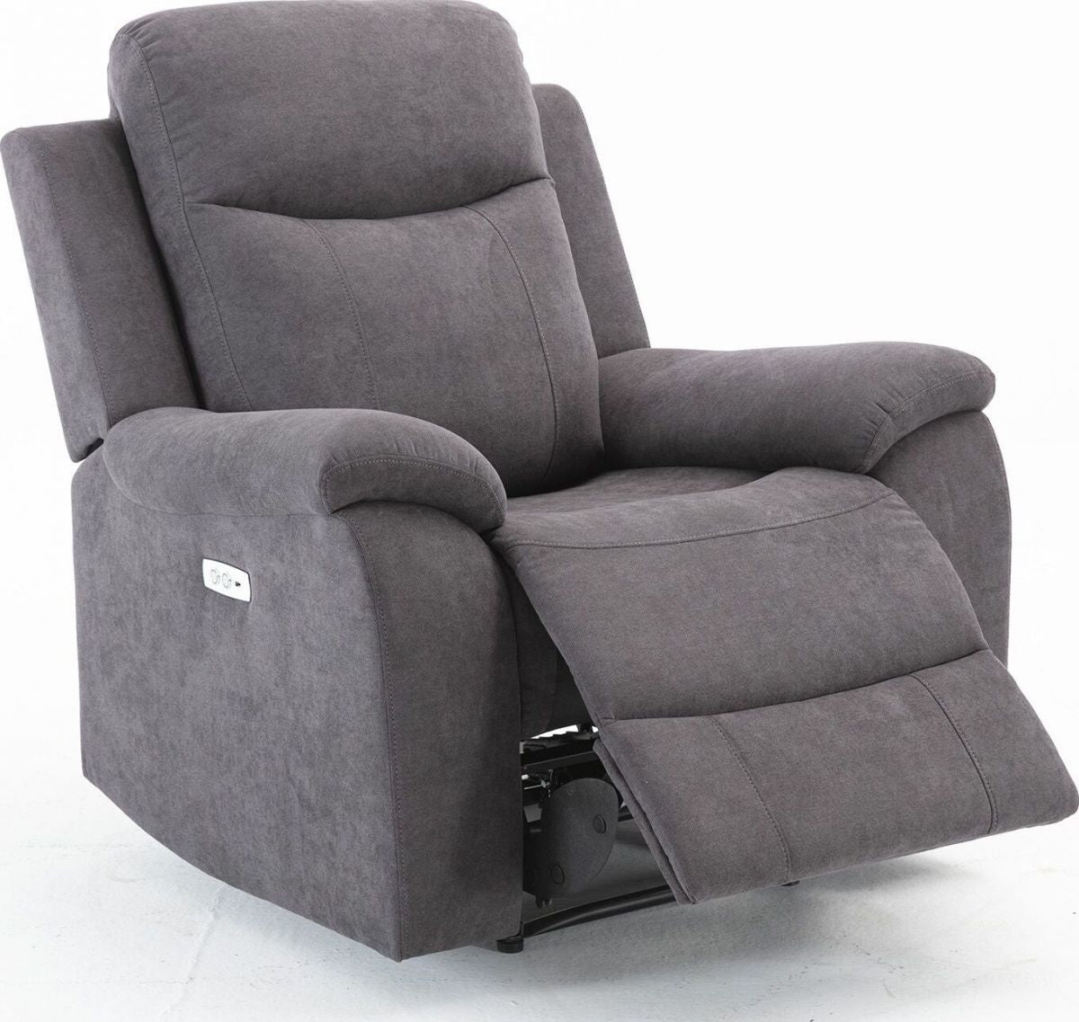 Lounge Chair Milo | size: Width: 97cm, Height: 103cm, Depth: 96cm | color: Gray | image: 3 | variant: 1004893