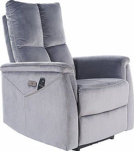 Lounge Chair Neptun | size: Width: 76cm, Height: 96cm, Depth: 94cm | color: Gray | image: 1 | variant: 1005034