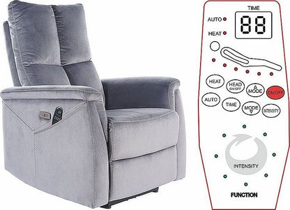 Lounge Chair Neptun | size: Width: 76cm, Height: 96cm, Depth: 94cm | color: Gray | image: 5 | variant: 1005034