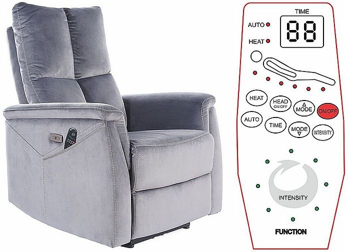 Lounge Chair Neptun | size: Width: 76cm, Height: 96cm, Depth: 94cm | color: Gray | image: 7 | variant: 1005034