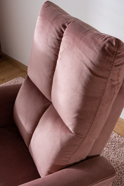 Lounge Chair Neptun | size: Width: 76cm, Height: 96cm, Depth: 94cm | color: Pink | image: 4 | variant: 1005035