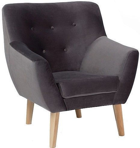 Lounge Chair Nordic 1 | size: Width: 76cm, Height: 90cm, Depth: 75cm | color: Gray | image: 1 | variant: 1005044