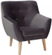 Lounge Chair Nordic 1 | size: Width: 76cm, Height: 90cm, Depth: 75cm | color: Gray | image: 1 | variant: 1005044