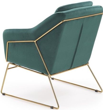 Lounge Chair Olbia | size: Width: 69cm, Height: 81cm, Depth: 76cm | color: Green | image: 3 | variant: 1002832