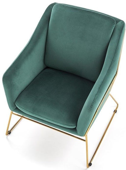 Lounge Chair Olbia | size: Width: 69cm, Height: 81cm, Depth: 76cm | color: Green | image: 6 | variant: 1002832
