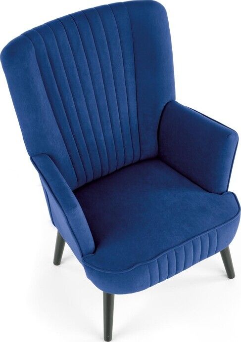Lounge Chair Padua | size: Width: 75cm, Height: 100cm, Depth: 70cm | color: Blue | image: 5 | variant: 1002742
